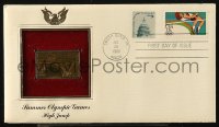 6p0151 SUMMER OLYMPIC GAMES first day cover 1983 with gold stamp for the high jump!