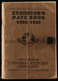 6p0053 UNIVERSAL DATE BOOK 1925-26 exhibitor's date book 1925 Hoot Gibson, Mary Philbin & more!