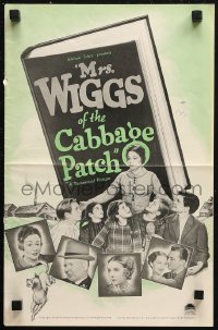 6p0924 MRS. WIGGS OF THE CABBAGE PATCH pressbook covers 1934 Pauline Lord, W.C. Fields, Zasu Pitts