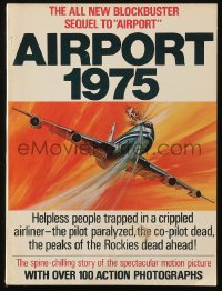 6p0041 AIRPORT 1975 magazine 1974 with over 100 action photographs from the movie!