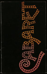 6p0969 CABARET souvenir program book 1972 Liza Minnelli in Nazi Germany, directed by Bob Fosse