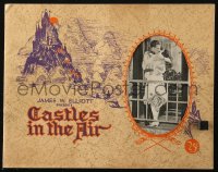 6p0974 CASTLES IN THE AIR stage play souvenir program book 1926 die-cut cover, includes playbill!