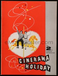 6p0978 CINERAMA HOLIDAY souvenir program book 1956 you feel like a participating member of the movie!