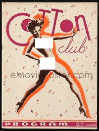 6p0984 COTTON CLUB stage play souvenir program book 1930s Cab Calloway, Nicholas Bros, ultra rare!
