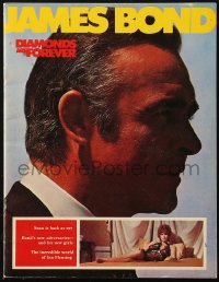 6p0989 DIAMONDS ARE FOREVER English souvenir program book 1971 Connery as Bond, country of origin!