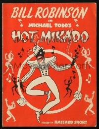 6p1034 HOT MIKADO stage play souvenir program book 1939 Bill Robinson, produced by Michael Todd!