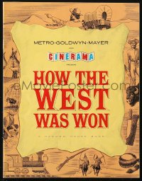 6p1036 HOW THE WEST WAS WON Cinerama English souvenir program book 1964 John Ford, all-star cast!