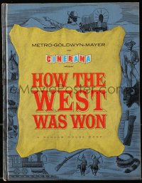 6p1035 HOW THE WEST WAS WON hardcover Cinerama souvenir program book 1964 John Ford, all-star cast!