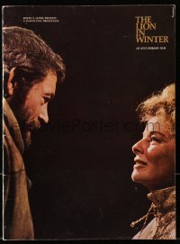 6p1060 LION IN WINTER souvenir program book 1968 Katharine Hepburn, Peter O'Toole as Henry II!