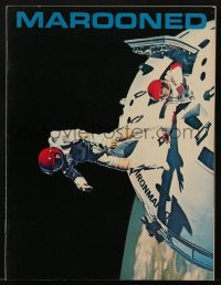 6p1068 MAROONED souvenir program book 1969 astronauts Gregory Peck & Gene Hackman, John Sturges!