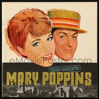 6p1069 MARY POPPINS souvenir program book 1964 Julie Andrews & Dick Van Dyke, Disney classic!