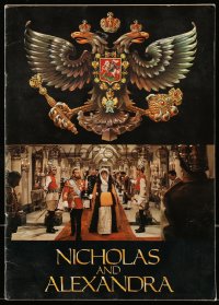 6p1081 NICHOLAS & ALEXANDRA English souvenir program book 1971 Czars, end of the Russian aristocracy!