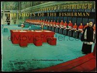 6p1106 SHOES OF THE FISHERMAN souvenir program book 1968 Pope Anthony Quinn tries to prevent WWIII!