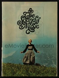 6p1108 SOUND OF MUSIC 52pg souvenir program book 1965 Julie Andrews, Robert Wise musical classic!