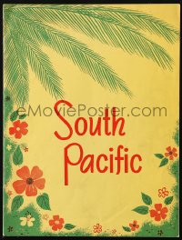 6p1110 SOUTH PACIFIC stage play souvenir program book 1953 Rodgers & Hammerstein musical classic!