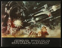 6p1123 STAR WARS continuous first release printing souvenir program book 1977 images from Lucas classic!