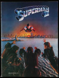 6p1127 SUPERMAN II souvenir program book 1981 Christopher Reeve, Terence Stamp, Gene Hackman!