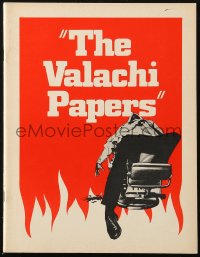 6p1140 VALACHI PAPERS souvenir program book 1972 directed by Terence Young, Charles Bronson in the mob!