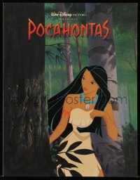 6p0355 POCAHONTAS promo brochure 1995 Walt Disney, Native American Indians, great cartoon images!