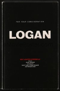 6p0205 LOGAN text cover For Your Consideration final shooting draft script Aug 2016 by Frank, Mangold & Green!