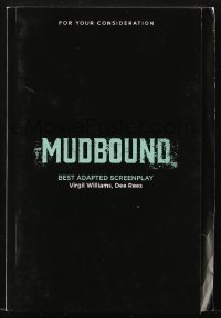 6p0209 MUDBOUND text cover For Your Consideration script 2017 screenplay by Williams & Rees!