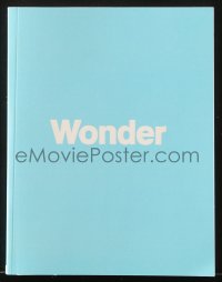 6p0216 WONDER For Your Consideration script 2017 screenplay by Stephen Chbosky, Conrad, & Thorne!