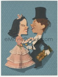 6p0598 ANDY HARDY MEETS DEBUTANTE trade ad 1940 Kapralik art of Mickey Rooney & Judy Garland!