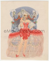 6p0662 DU BARRY WAS A LADY 2 trade ads 1943 pin-up art of Lucille Ball by Shermund & Howard Baer!