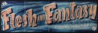 6p0567 FLESH & FANTASY English trade ad 1943 Kay art of Edward G. Robinson, Barbara Stanwyck & Boyer!