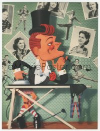 6p0618 I DOOD IT trade ad 1943 art of wacky Red Skelton ironing his pants by Jacques Kapralik!