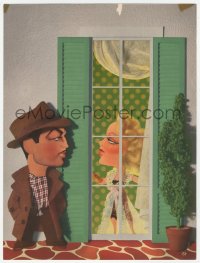 6p0622 JOHNNY EAGER trade ad 1942 great Jacques Kapralik art of sexy Lana Turner & Robert Taylor!