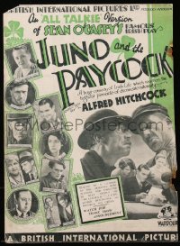 6p0576 JUNO & THE PAYCOCK English trade ad 1930 ultra rare Alfred Hitchcock, 1st Barry Fitzgerald!
