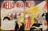 6p0624 LADY BY CHOICE trade ad 1934 Carole Lombard, sexy topless showgirls, Hello Big Boy, rare!