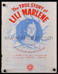 6p0578 LILI MARLENE English trade ad 1944 the song the 8th Army captured from the Afrika Korps!