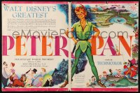 6p0640 PETER PAN 4pg trade ad 1953 art of Disney & J.M. Barrie's boy who would not grow up!