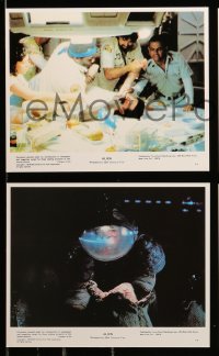 6p0124 ALIEN set of 8 8x10 commercial prints 1980s Ridley Scott outer space sci-fi monster classic!
