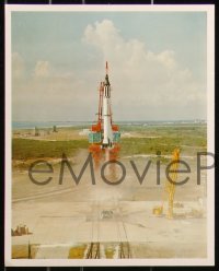 6p0127 NASA group of 5 8x10 commercial color photos 1980s John Glenn, walk in space & more!
