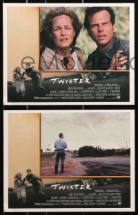 6p0140 TWISTER set of 8 9x11 commercial prints 2000s storm chasers Bill Paxton & Helen Hunt!
