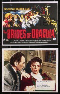 6p0116 BRIDES OF DRACULA 9 REPRO color English FOH LCs 2000s Hammer, Peter Cushing as Van Helsing!