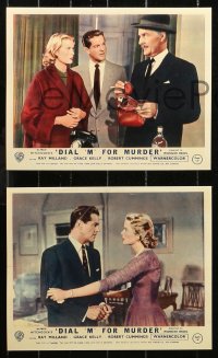 6p0104 DIAL M FOR MURDER 8 REPRO color English FOH LCs 2000s Hitchcock, Milland, Grace Kelly, Cummings