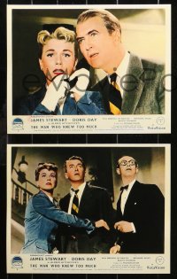 6p0108 MAN WHO KNEW TOO MUCH 8 REPRO color English FOH LCs 2000s James Stewart, Doris Day, Hitchcock!
