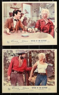 6p0111 RIVER OF NO RETURN 8 REPRO color English FOH LCs 2000s sexy Marilyn Monroe, Robert Mitchum!