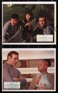 6p0115 YOU ONLY LIVE TWICE 8 REPRO color English FOH LCs 2000s Connery as James Bond, great scenes!
