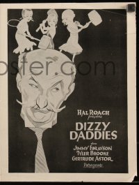 6p0887 DIZZY DADDIES pressbook 1926 James Finlayson, Tyler Brooke, Gertrude Astor, Mark Hamilton!