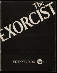 6p0708 EXORCIST pressbook 1974 William Friedkin, Max Von Sydow, William Peter Blatty classic!
