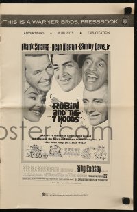 6p0773 ROBIN & THE 7 HOODS pressbook 1964 Frank Sinatra, Dean Martin, Sammy Davis Jr, Bing Crosby