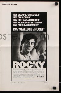 6p0741 ROCKY pressbook 1977 boxer Sylvester Stallone, Talia Shire, boxing classic!