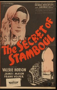 6p0826 SECRET OF STAMBOUL pressbook 1937 artwork of pretty Valerie Robson wearing veil!