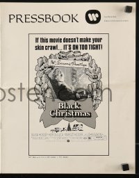 6p0751 SILENT NIGHT EVIL NIGHT pressbook 1975 will make your skin crawl, Black Christmas!