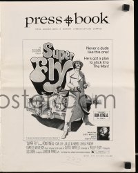 6p0701 SUPER FLY pressbook 1972 bad dude Ron O'Neal has a plan to stick it to The Man!